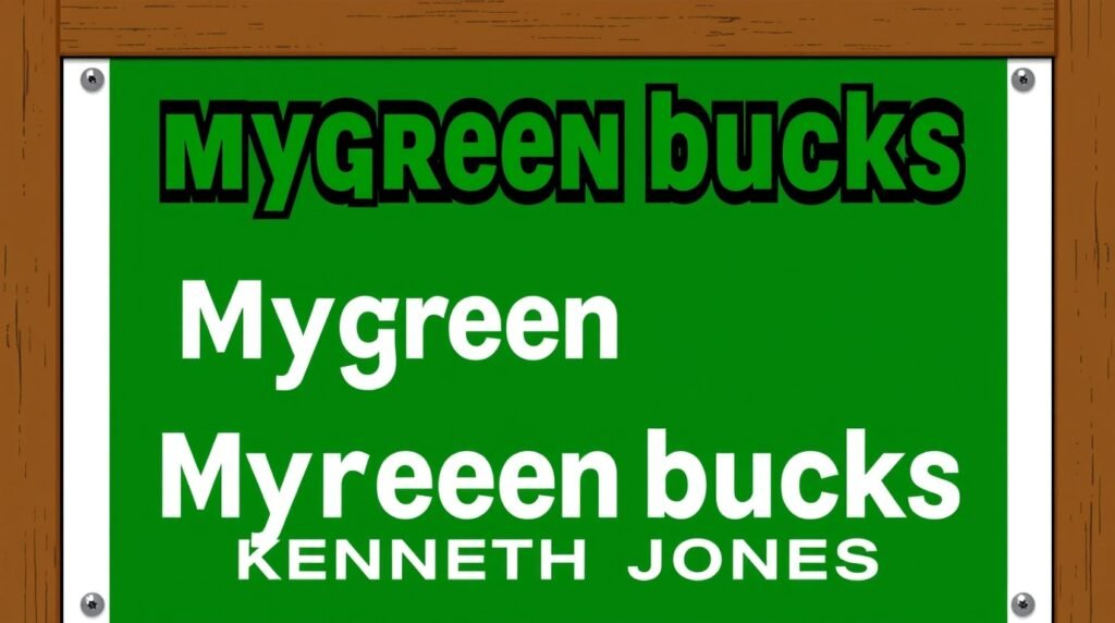 mygreenbucks kenneth jones